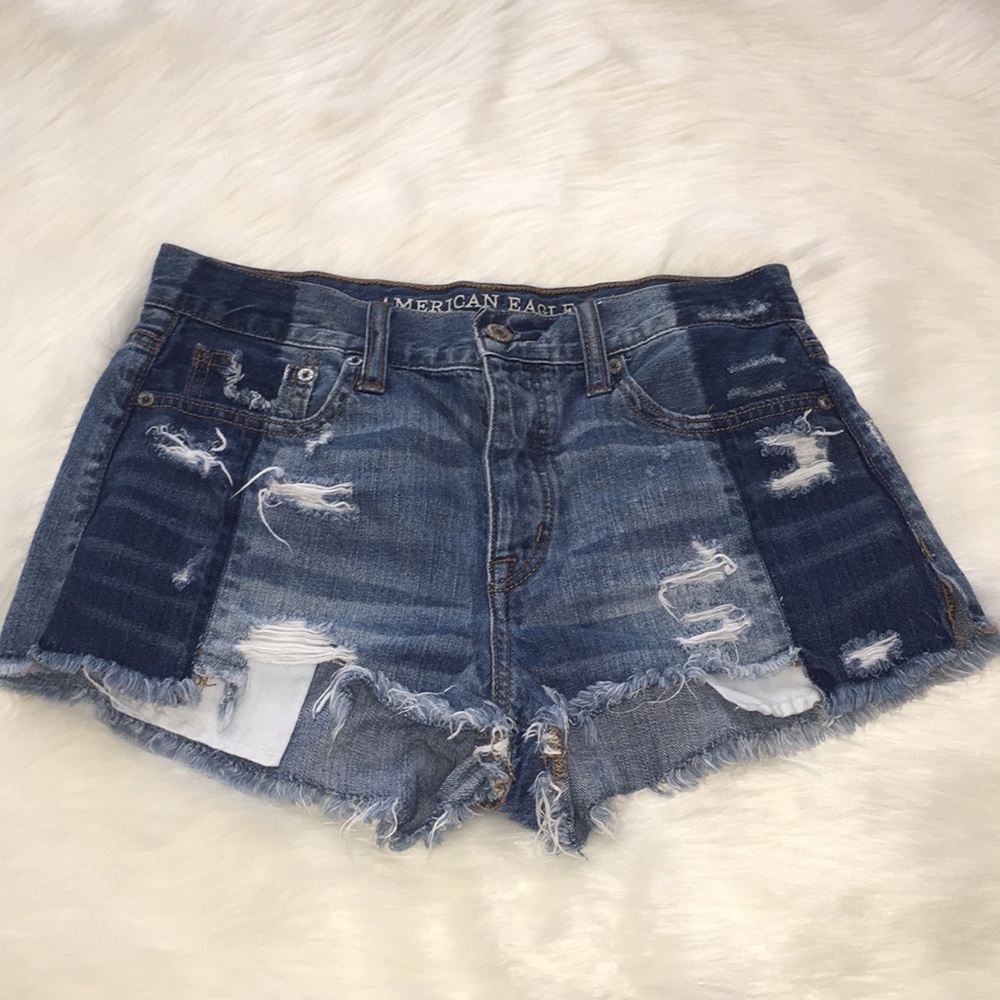-Vintage High Rise Shorts-